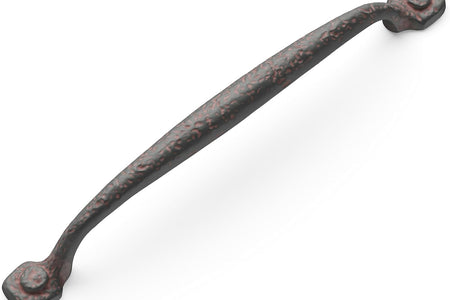P2996-RI Refined Rustic Collection Pull, 192Mm (7-9/16") Center to Center, Rustic Iron Finish