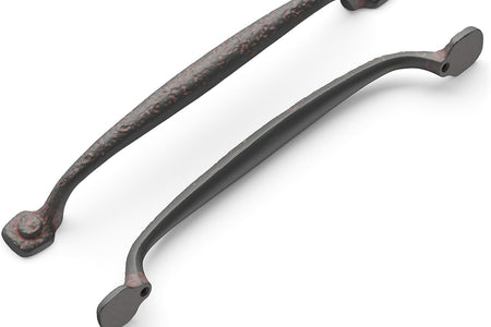 P2996-RI Refined Rustic Collection Pull, 192Mm (7-9/16") Center to Center, Rustic Iron Finish